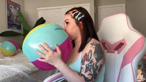 Giantess Inflatable Pool Party