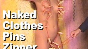 Nicole Redwing & Master Len Naked Clothespins Zipper LEN650D