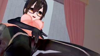 The robot girl Roboco pleasures her pussy - Hololive Hentai.