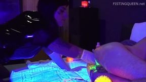 Blacklight Anal Play Fisting And Toying