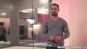 Attractive Alexandres big dick grew tired after countless strokes