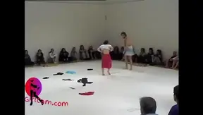 Sensual Strip Tease: Seductive lesbian dance art – HotGirlsOnly 18+