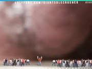Black Giant Cums On Crowd