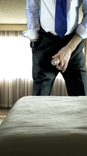 Epic moment from "Jacking Off In The Hotel Room Before The Seminar (Fantasy) DIRTY DADDY VIDEO"
