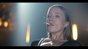 Beautiful Blonde Smoking Cowgirl Sex - Angelika Grays Blowing Cigarette Smoke Handjob