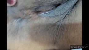 Feeling Good Inserting My Dildo Into My BBW Granny Hairy Pussy