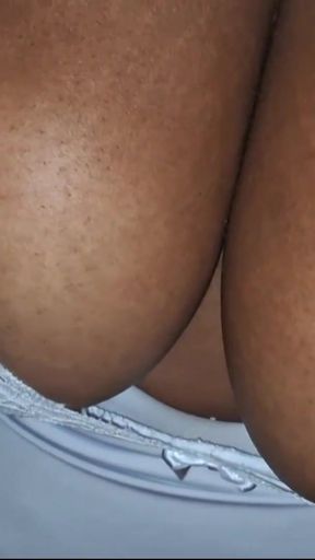 IT WENT VIRAL! EVANGELICAL BELIEVER GOES TO CHURCH WITHOUT PANTIES, PASTOR FILMED HER PUSSY IN WHITE DRESS.   Clip 1