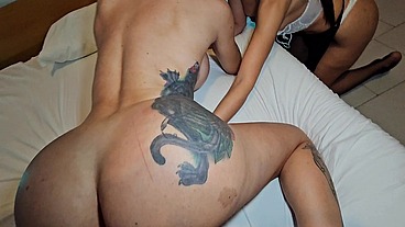 Onlymaya Tx - we did a huge mess yesterday. Maya and Luca POV adventure with trans Sabrina.