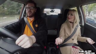 Long booty scot publicly ride driving instructor