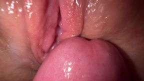 Tight Teen Pussy Gets Extremely Close Up Fuck