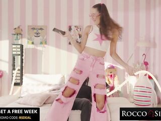 ROCCO SIFFREDI - Constricted Pussied Vixi Rafi Railed By Coach's Monster Cock Hard