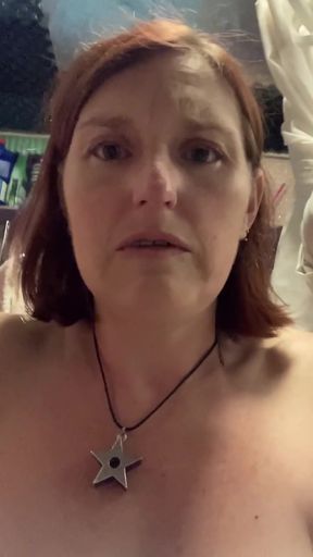 Post orgasmic trip to the loo to squeeze a bit of pee out   Clip 1