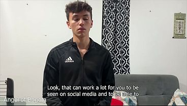 Latino Guy Next Door Gets a Deep Throat Blowjob from Colombian Angel