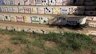 GANG BANG DE NATAL NA PRAÇA DO MIRANTE DOGGING! PARTE 1