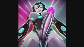 Concerned robot futanari gives you her protein supplement