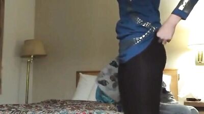 Skinny white girl ravaged by two hung black guys in a threesome