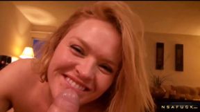 Horny Slut Finishes It Off Spunk In Mouth Compilation