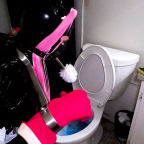 Sissy Maid Cleaning