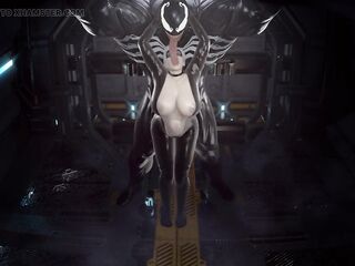 Black cat X Venom 3d animation