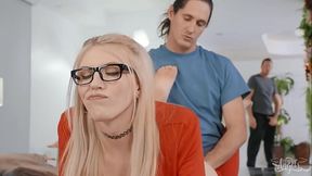 (Izzy Wilde) Keeps (Pierce Paris) Cum Inside Her Ass Squirts It On Her BF'_s Face - Trans Angels