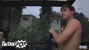 TWINKPOP - Johnny Rapid Bounces His Ass On Phenix Saint's Big Dick After Getting Picked Up At The Bus Stop