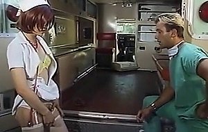 Vintage honey fuck between doctor and ts nurse