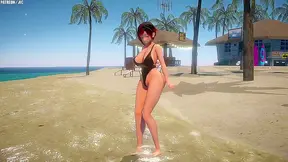 Busty Beauty Rides Lucas Massive Rod in Hot Hentai Action