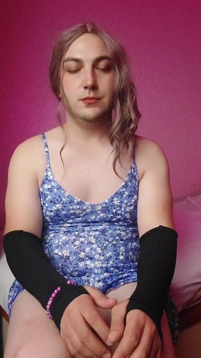 The Best Masturbating Cute Crossdresser Babe Blonde Model Big Butt Big Dick Smooth Skin Homemade Pornstar Princess Shemale