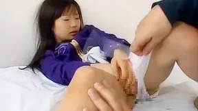 Horny Asian Doll Threesome Jamming Excitement Fest