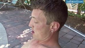 Gay games at the pool