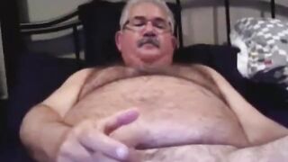 Fur covered Daddies Jizzing Together