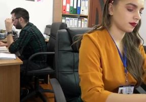 Secretary Cam Girl Softcore Amateur Video