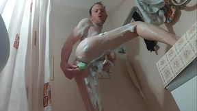 LanaTuls - Anal Slut and Whore - Fast and Hard AssFucking ManCunt Pussy With Bottle of Shampoo in BathTube
