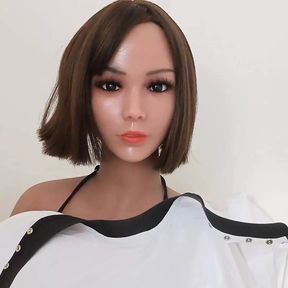 Teen mature sex doll toy salon cape modeling fantasy at home hair salon