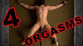 Fucking Machine Prostate Milking 4 Orgasms Hands-free Restrained Femdom