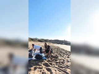 Me encanta hacer la guarra en la playa