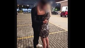 Sra.Moema namorando o BBC no estacionamento do MC Donalds e depois termina no carro