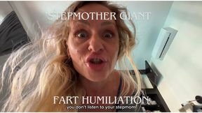 Fart Humiliation from Evil Giant Stepmother