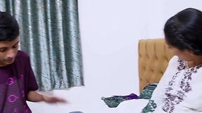 Indian Stepmom Shows Her Stepbrother How to Fuck A Girl For The First Time
