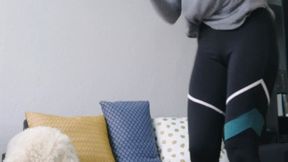 Giantess playing and tormenting tiny creatures