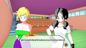 Gohan meets Videl's sexy friend for some hot 3D anime fucking