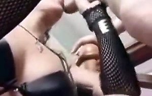 Teen TS slut can do everything