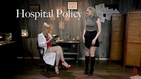 Hospital Policy: Nurse Lena Gives Arielle a Naughty Check Up