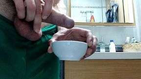 sex toy on my cock turns me on in my father-in-law s bathroom!