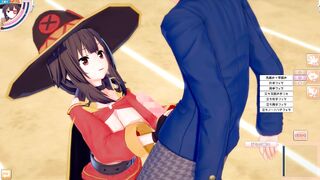 [Hentai Game Koikatsu! ]Have sex with Big tits KonoSuba Megumin.3DCG Erotic Anime Video.