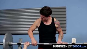 BuddiesNextDoor.com - Orlando stretches Greg's tight asshole with his thick stiff coc