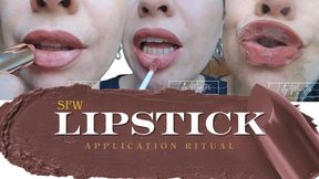 SFW Lipstick Application Ritual FHD