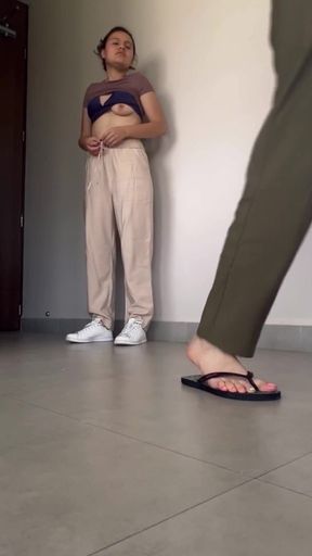 Must-share moment from "My girlfriend loves to have orgasms in the hotel hallway"