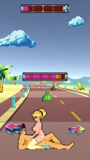 Rolling Around Until We HAVE HOT BEACH SEX! - Rollerbabe   Clip 1