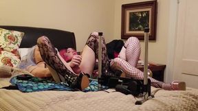 Femboy and Trans Woman Using Fucking Machine - Compilation 1